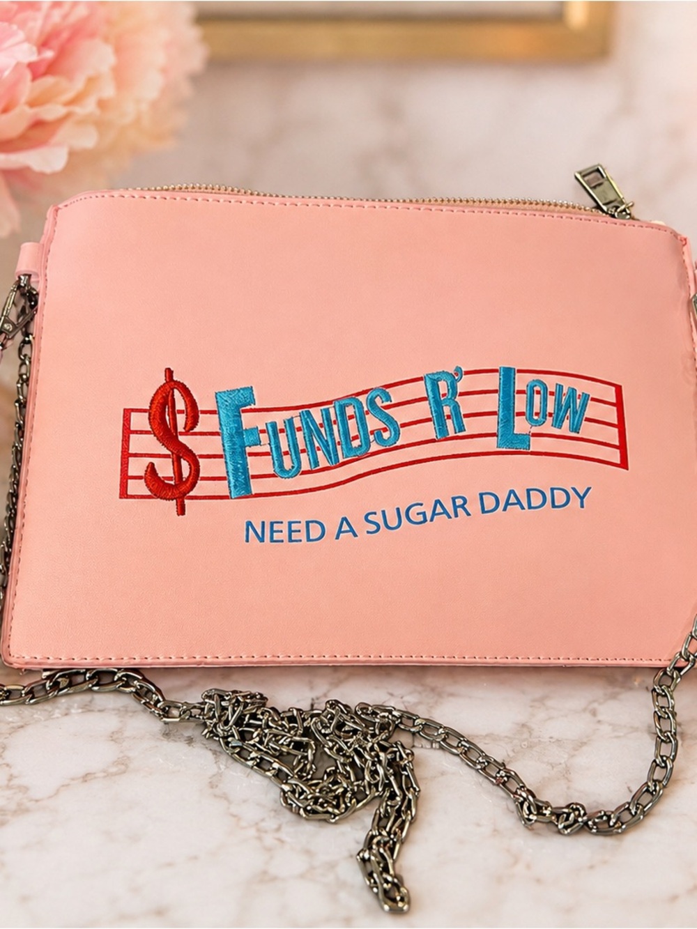NEW 💸 Funds 'R Low - Need A Sugar Daddy 💸 Clutch/Crossbody🥳🥳❌❌